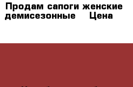 Продам сапоги женские демисезонные  › Цена ­ 3 000 - Челябинская обл. Одежда, обувь и аксессуары » Женская одежда и обувь   